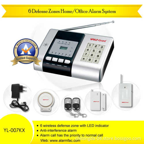 Auto-Dial Burglar Alarm System With Keypad & LED Indicator (YL-007KX)